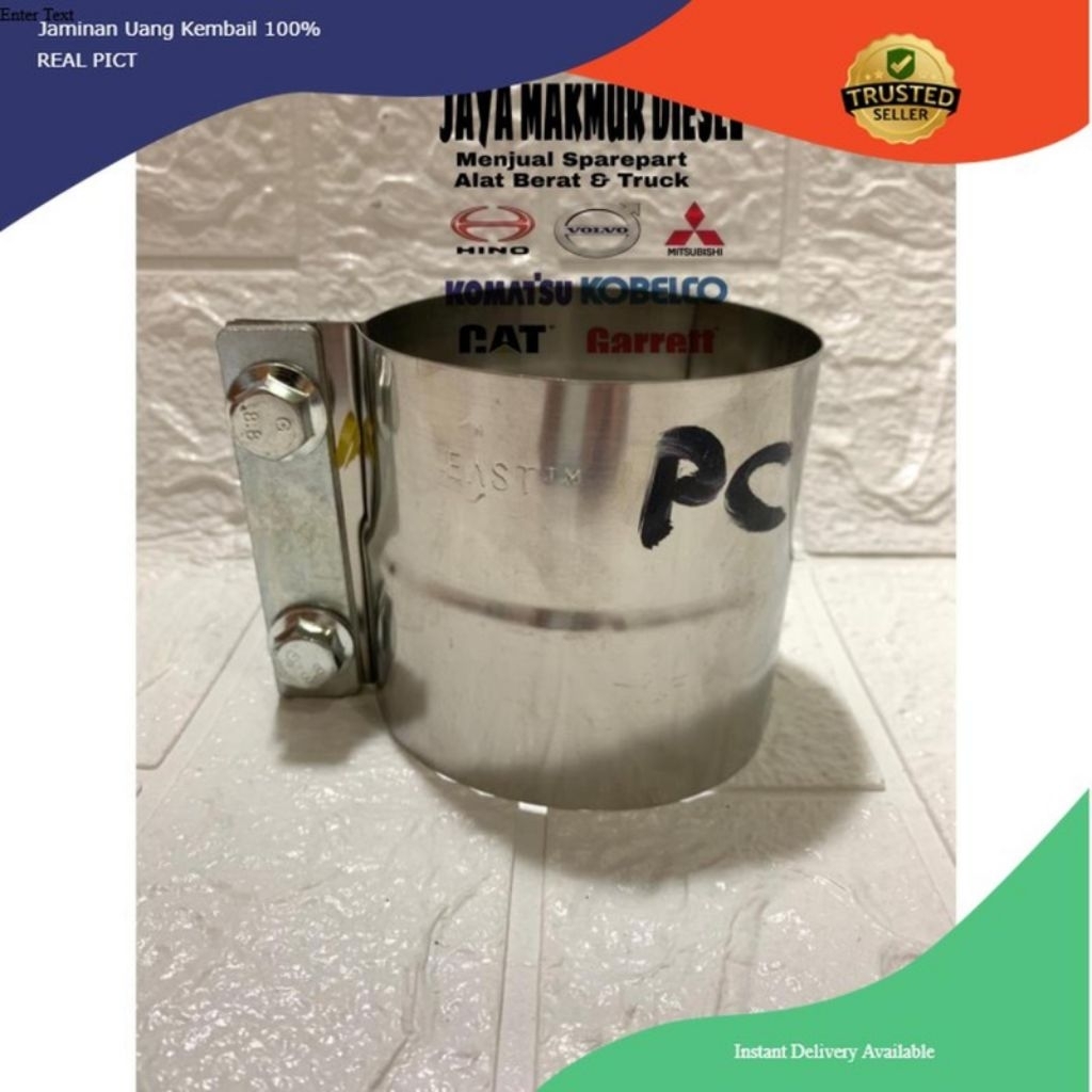 Clamp Klem Knalpot Komatsu PC200-7 PC200-8 Komatsu