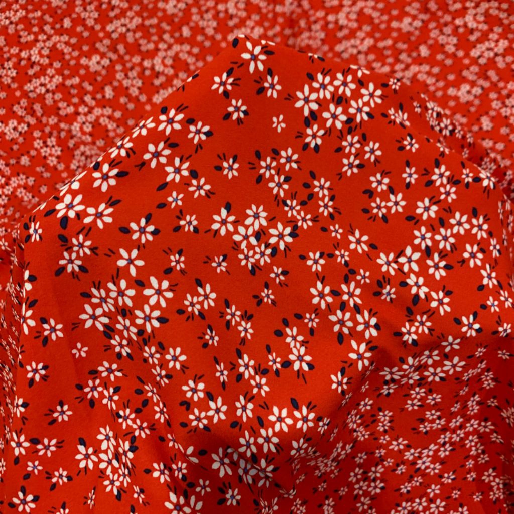 kain crepe motif bunga - kain crepe import - kain Zara crepe luxury - kain crepe motif bunga kecil