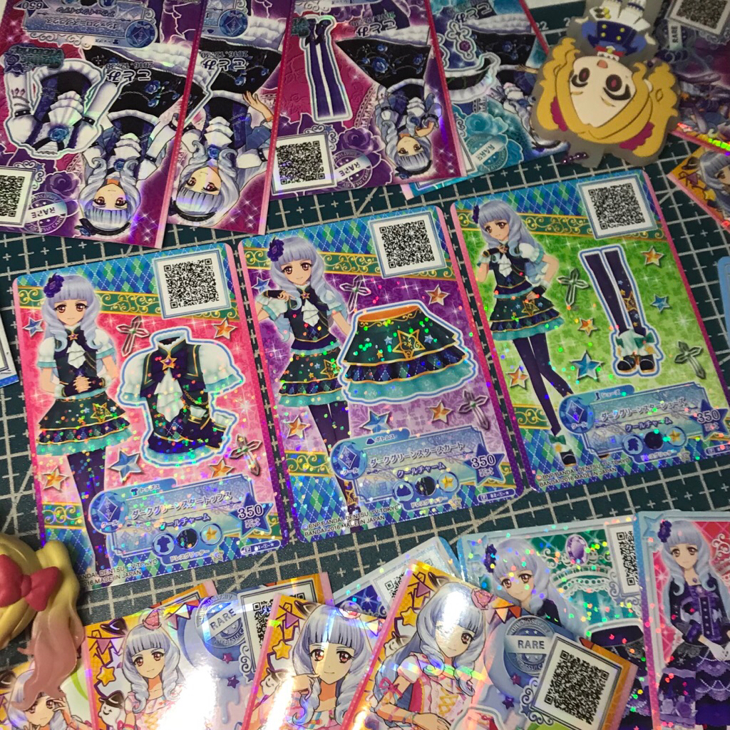 Aikatsu Stars Card Stage Lily Shirogane " Dark Green Star Coord " Promotion Jepang