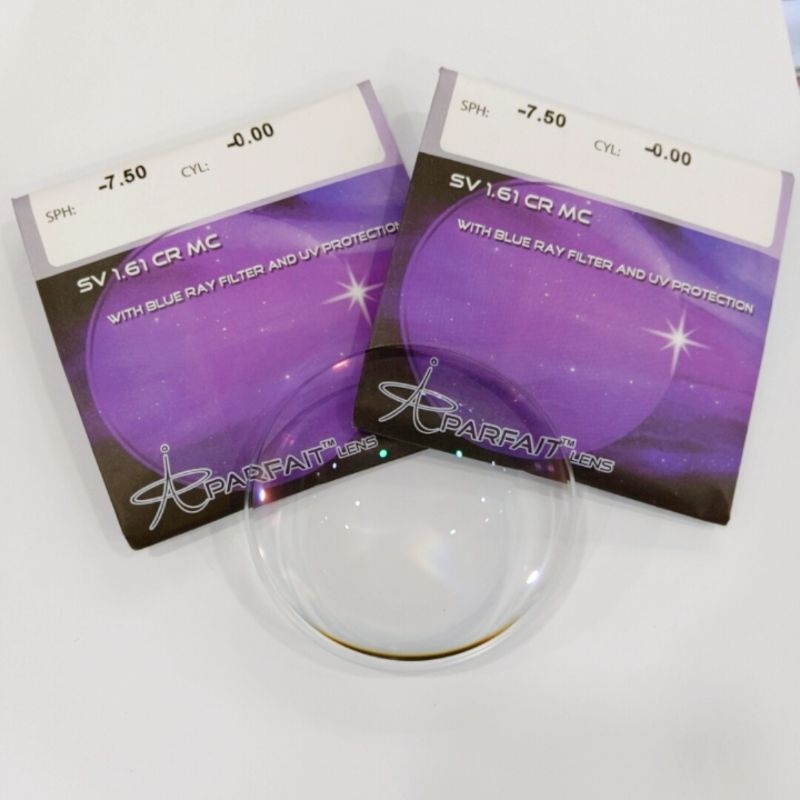 SV 1.61 CR MC Lensa dengan Perlindungan Sinar Biru (Anti Blueray) Dipertipis