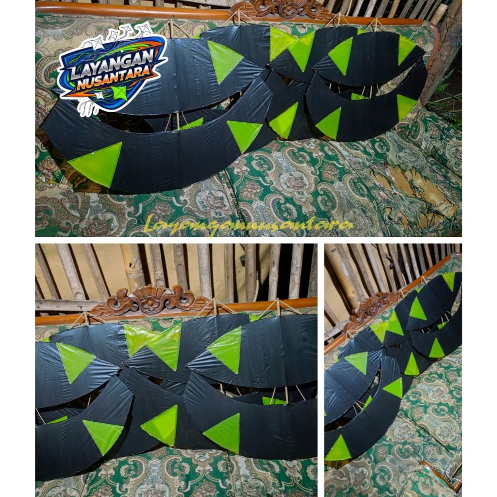 Layang - Layang | Pegon Ceper 80-CM Siap Terbang - Layangan/Gapangan/Benang