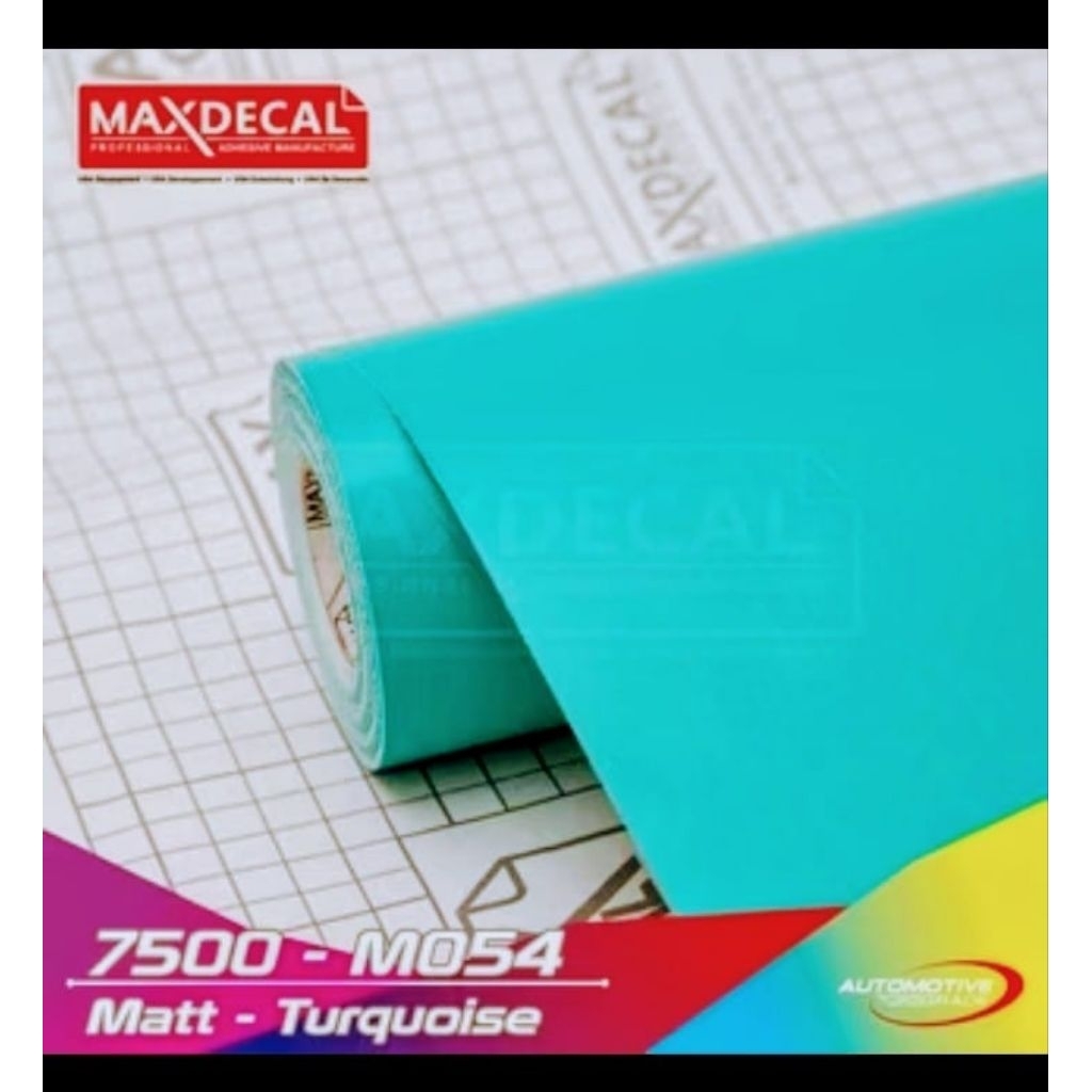 skotlet motor hijau tosca doff maxdecal