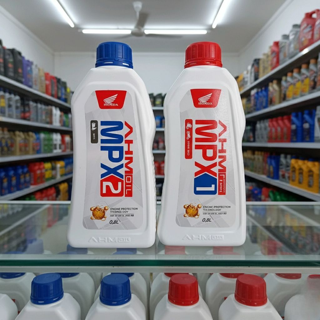 AHM OIL MPX2 800ML 10w-30 API SL JASO MB AHM OLI MPX1  SAE:10W-30, API-SL, JASO:MA