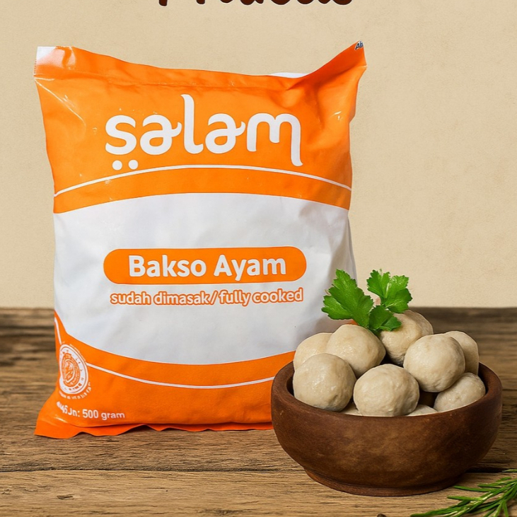 Salam Bakso Ayam Kemasan 500g