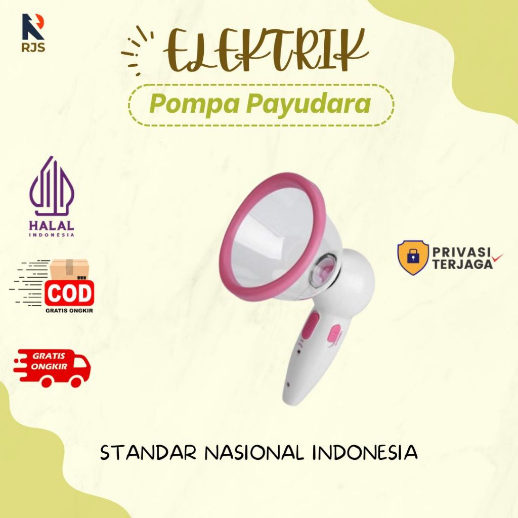 Alat Pembesar & Pengencang Payudara Hasil Permanen Vacum Payudara Elektrik Smart Breast Pump