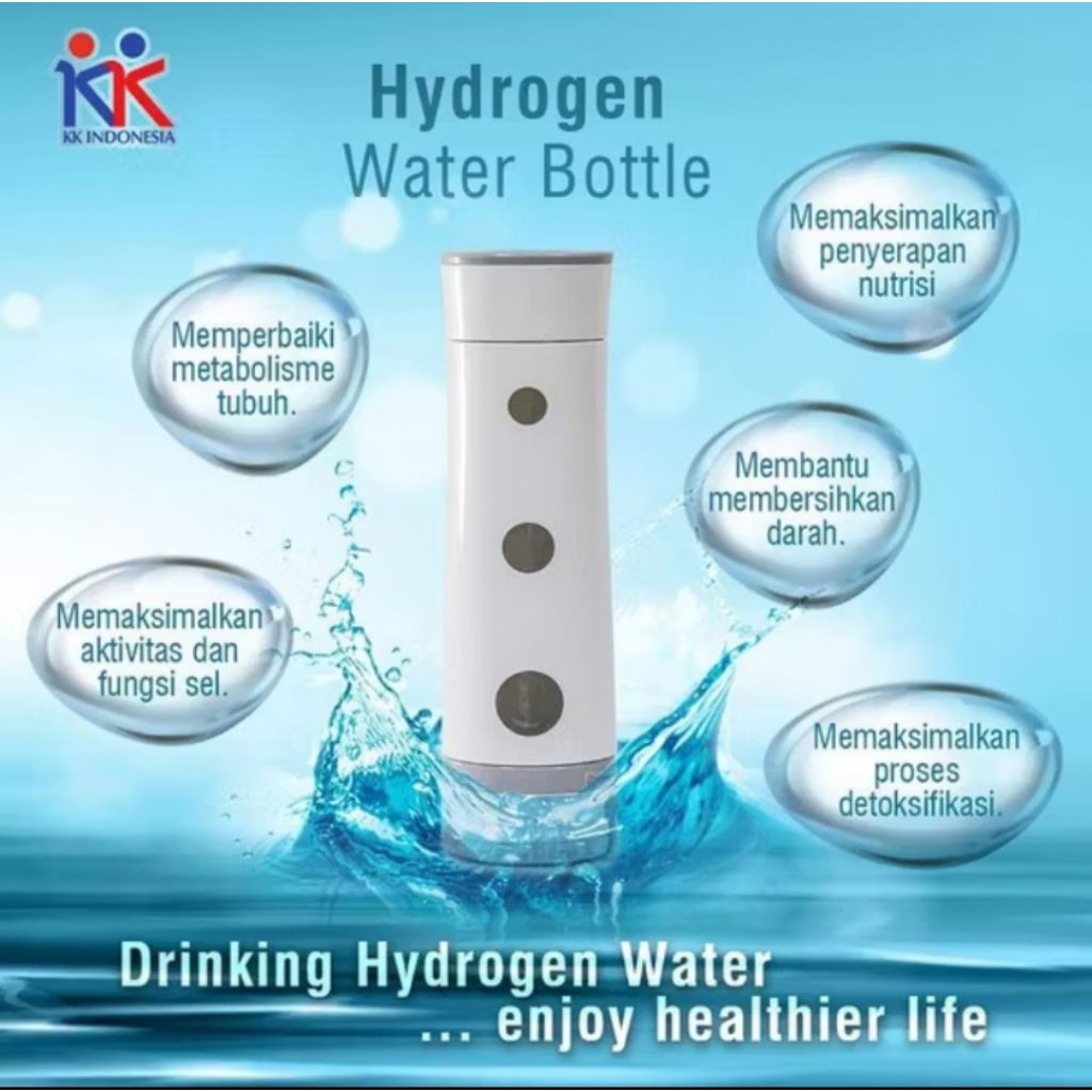 hydrogen water bottle kk Indonesia