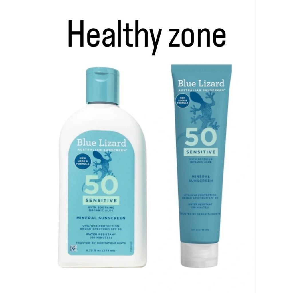 Blue Lizard Australian Sunscreen Mineral Sensitif SPF 50.