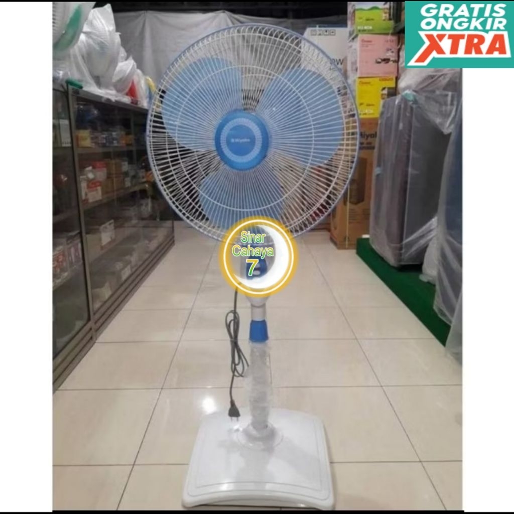 Kipas angin MIYAKO KAS-1618 KB 16 inch Berdiri & Duduk Kipas angin 2 in Stand fan & Desk fan
