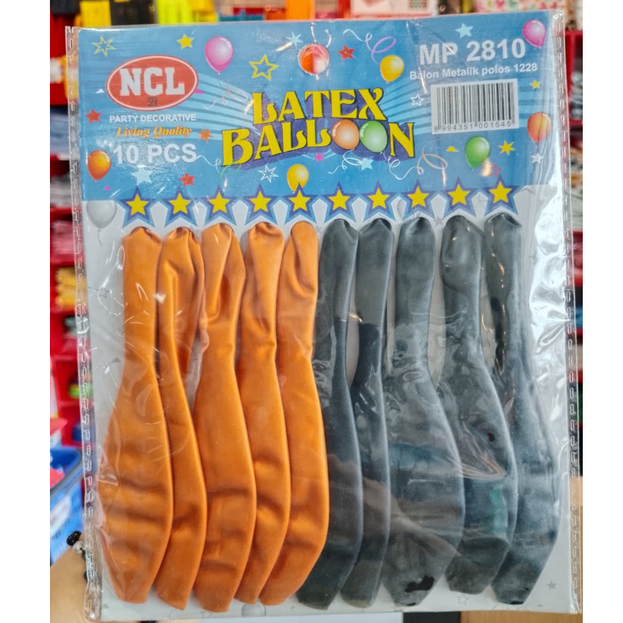 NCL BALON METALIK POLOS 1228 NCL MP 2810 ( ISI 10 )