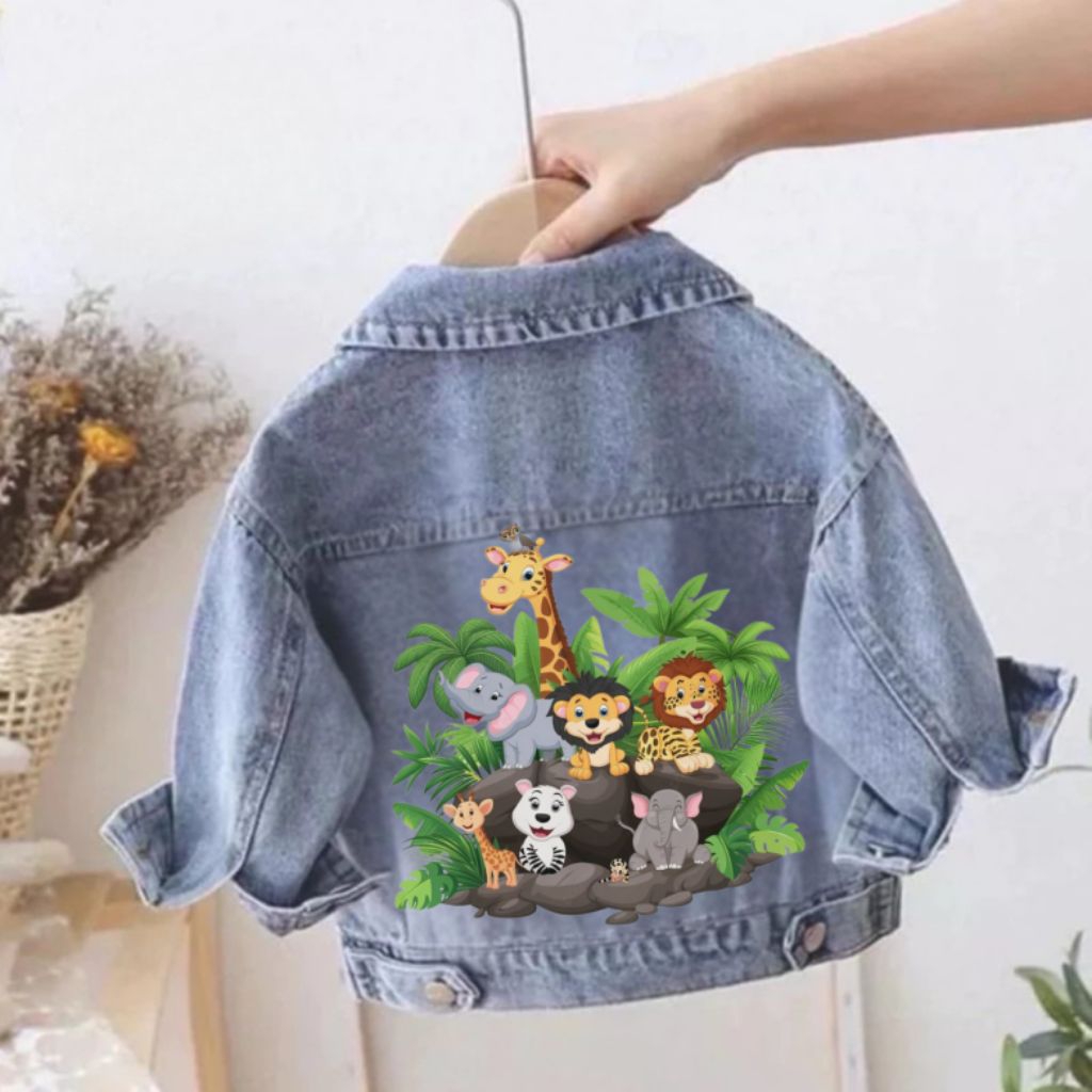 JAKET JEANS ANAK CEWEK DAN COWOK USIA 2-7 TAHUN