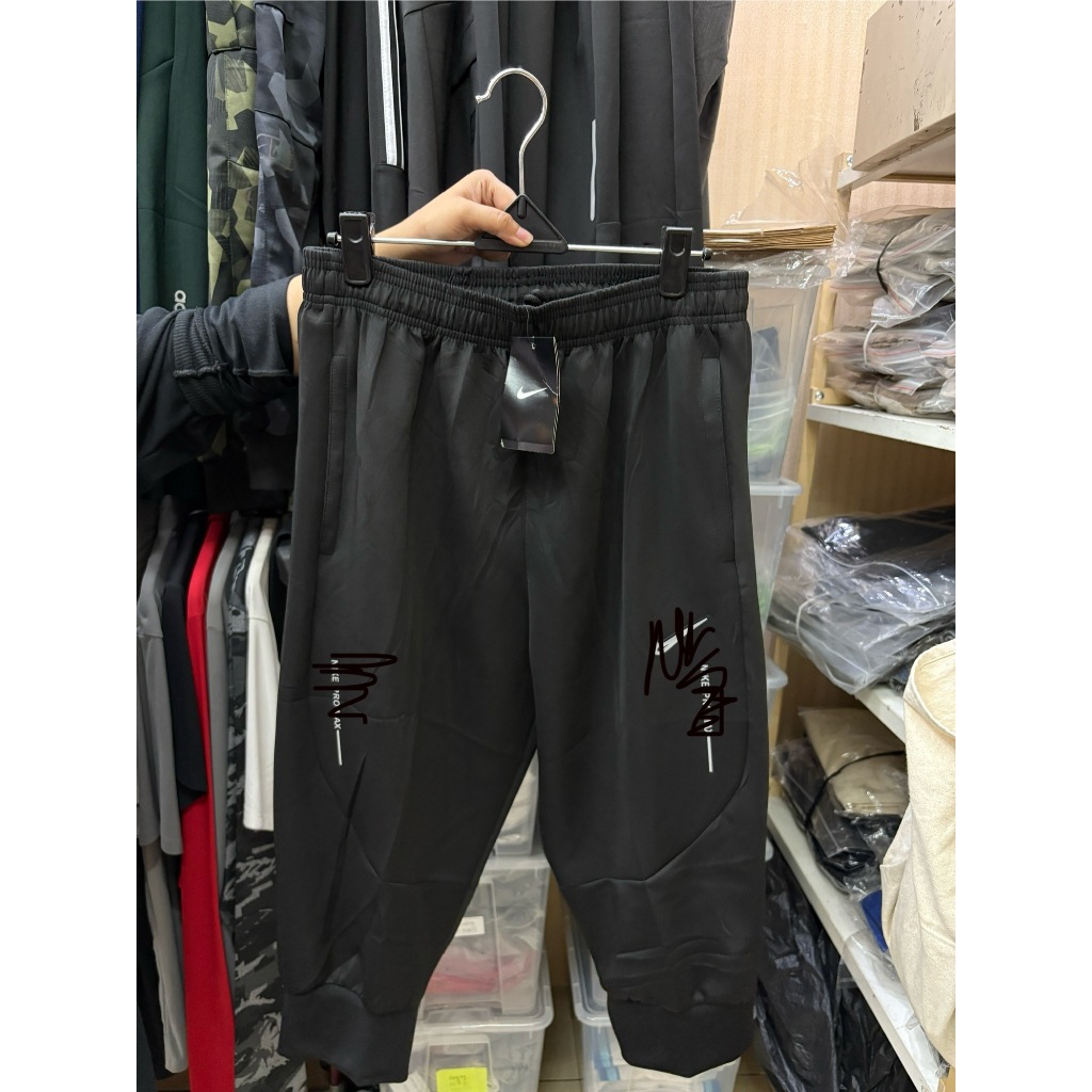Celana 7/8 Jogger Pria Fleece Sporty || Celana Track Pants Pria Nyaman