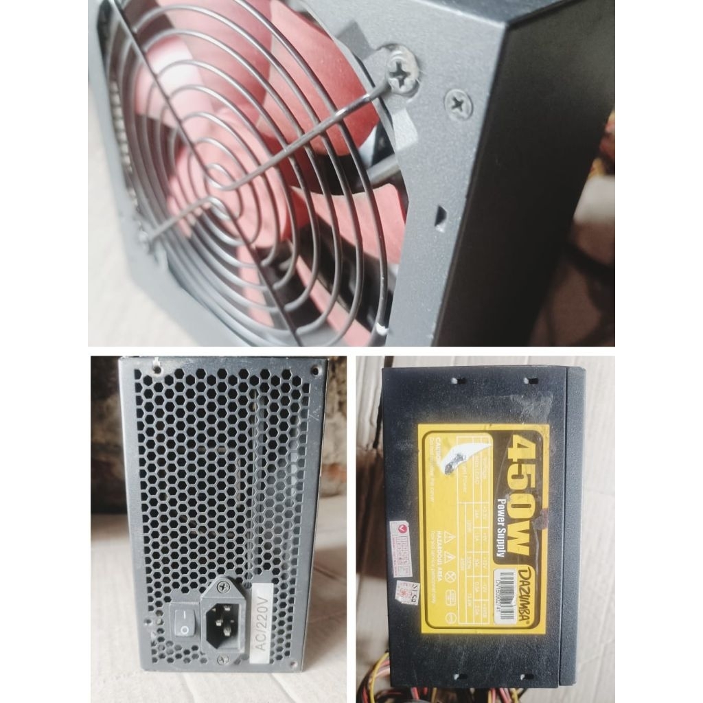 Power Supply pure. Dazumba 450W – PSU Komputer Gaming & Kantor – Kuat, Stabil, dan Awet