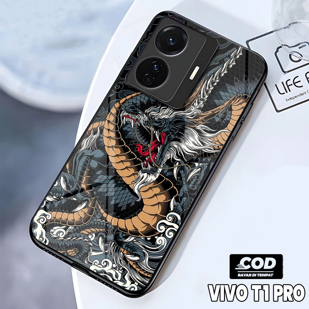 SoftCase Kilau Glass Kaca VIVO T1 PRO 5G SoftCase Kilau Casing HP VIVO T1 PRO 5G (M08)