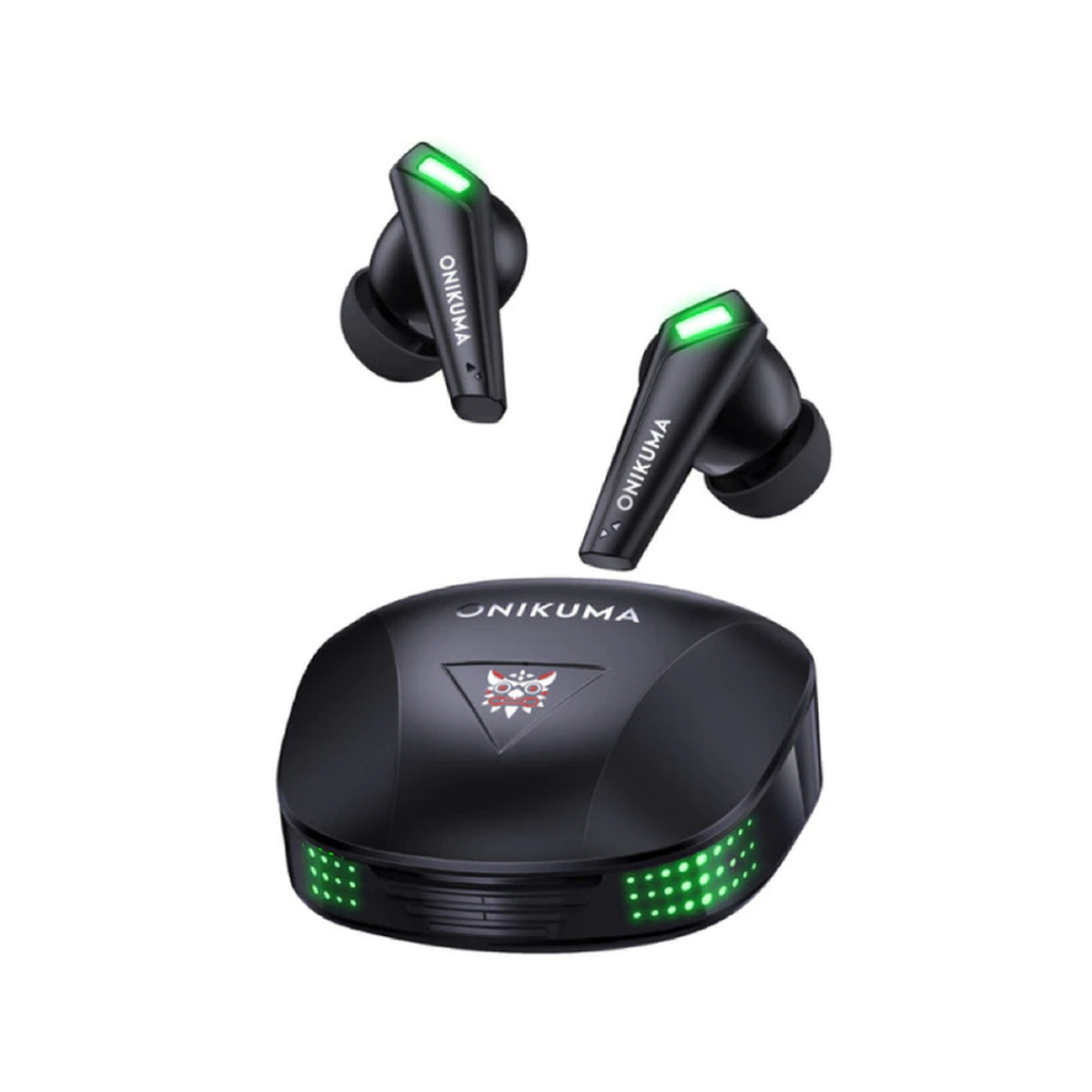 HEADSET BLUETOOTH ONIKUMA T308 HITAM TWS GAMING STEREO ORIGINAL