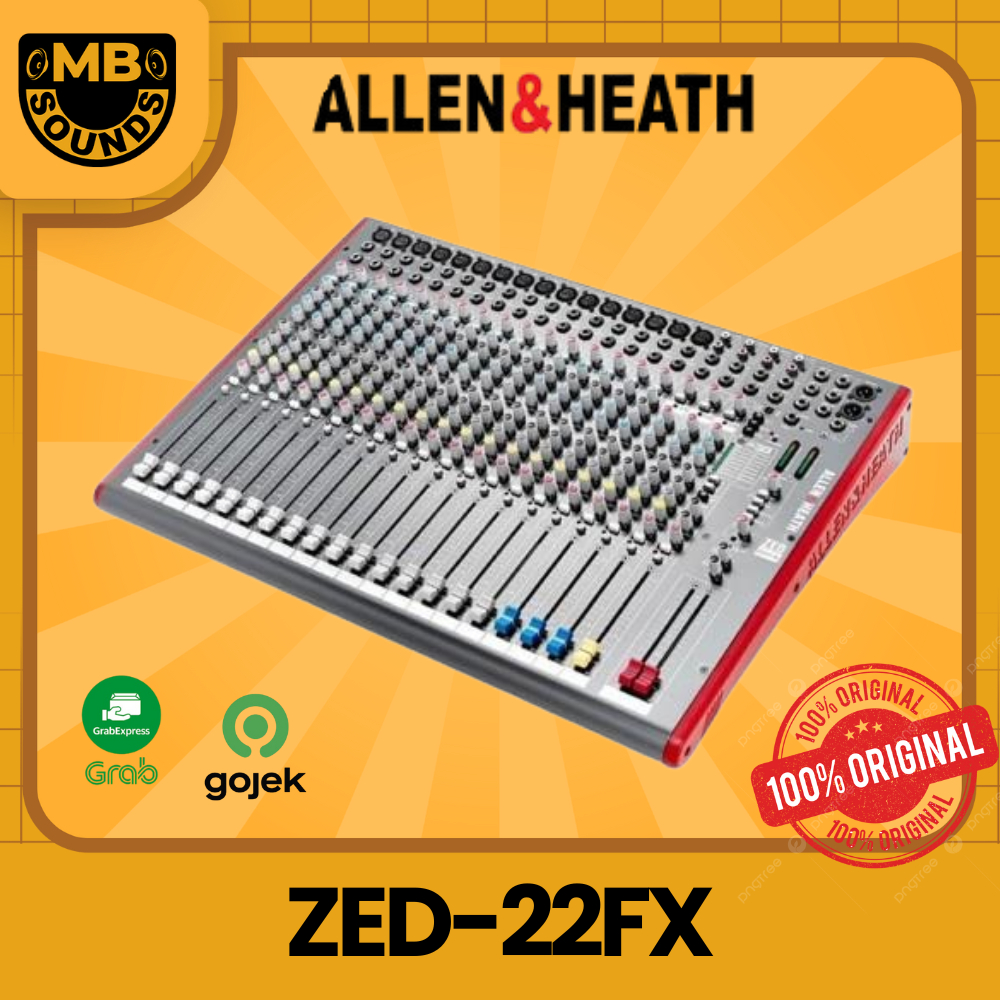 Allen & / and Heath ZED-22FX / ZED 22FX / ZED22FX Mixer Audio ORIGINAL