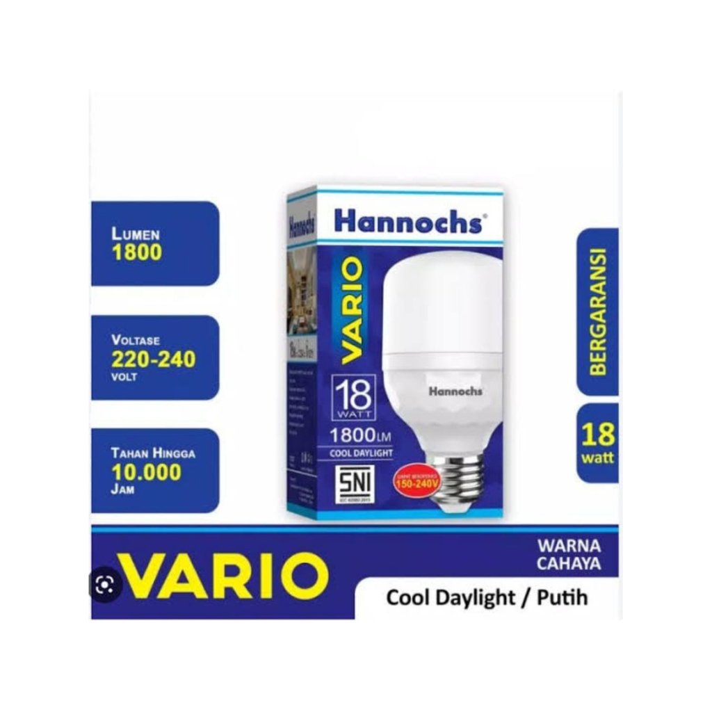 Lampu vario hannochs 18 Watt