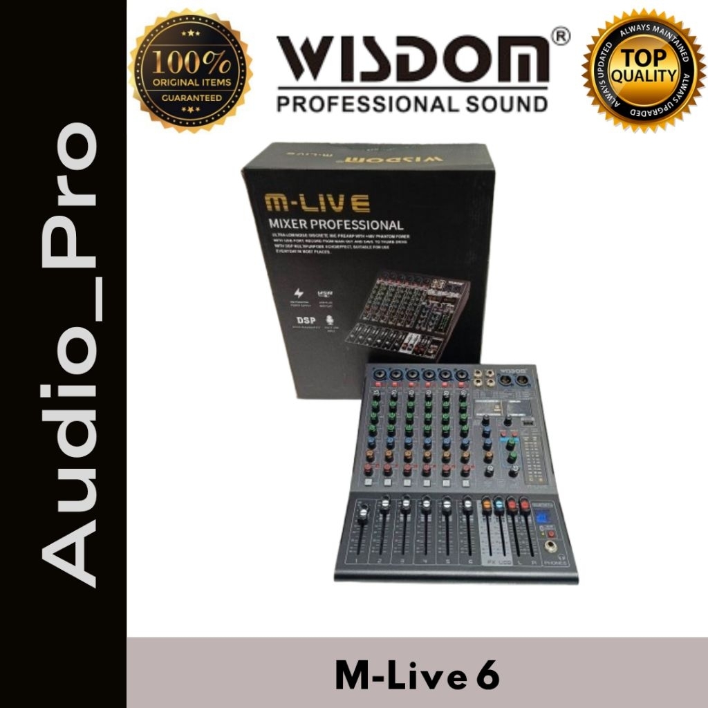 MIXER WISDOM M-LIVE 6 ORIGINAL
