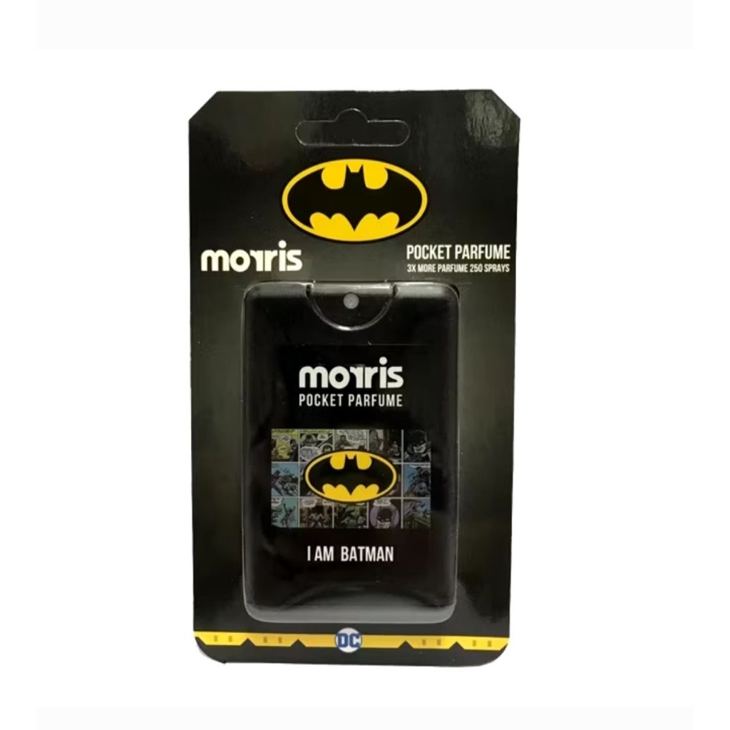 Morris Pocket Parfume Superhero Batman 18 ml Parfum Kantong Untuk Pria