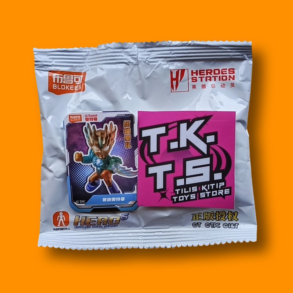 Blokees Ultraman Saga Secret Heroes Station DV3 Baru Belum Rakit