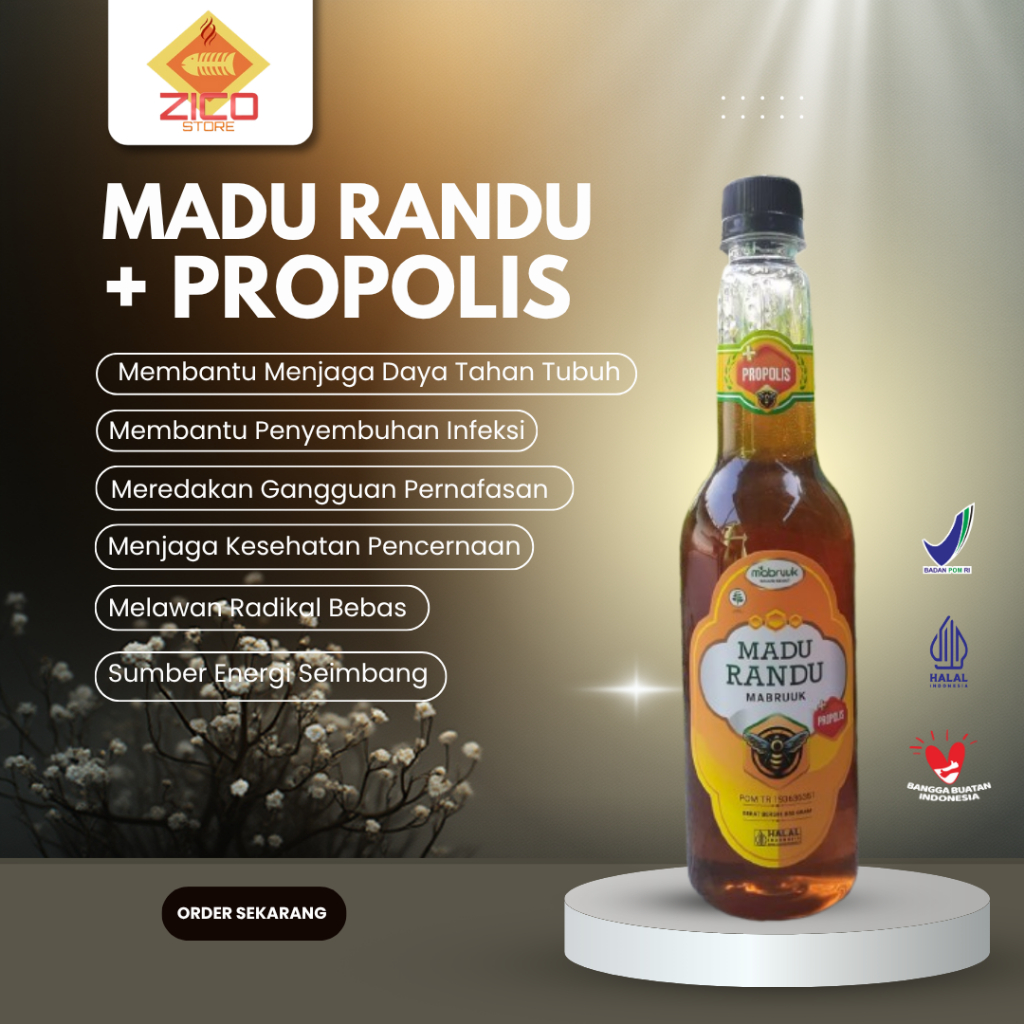 Madu Randu plus Propolis Mabruuk