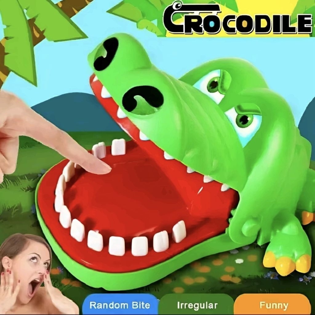 COD MAINAN ANAK BUAYA GIGIT / PRANK BUAYA GIGIT / MAINAN ANAK GIGIT BUAYA DENTIST