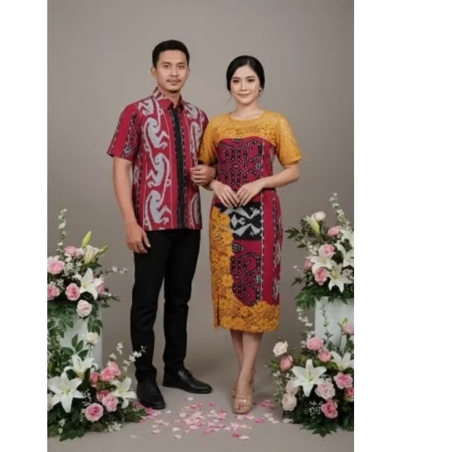 couple tenun kombi brokat