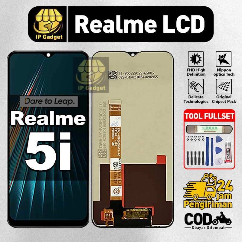 ORI FOR LCD Realme 5i Fullset Original LCD HP Realme 5i Asli Touchscreen Layar Sentuh HP COD