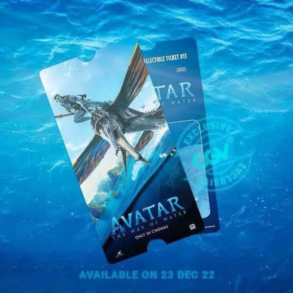 Official Collectible Ticket #13 Avatar The Way of Water, CGV