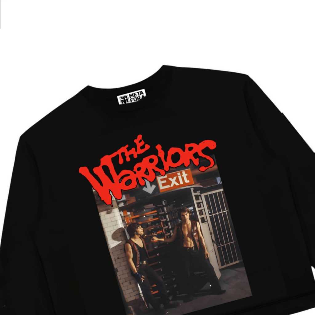 Paragraph T-shirt The Warrior`s Swan Ajax Longsleeve Boxy Unisex Fit Black