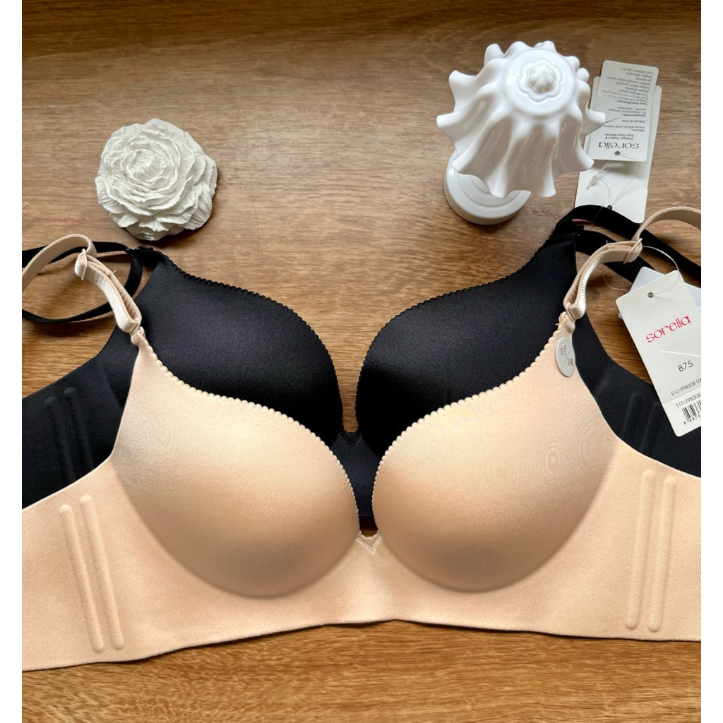 SORELLA SEAMLESS BRA SIZE 34B B75 36B B80 BH BRA TANPA KAWAT BUSA SEDANG