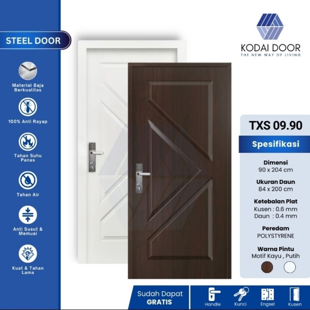PINTU BAJA KODAI STEEL DOOR TXS - 09