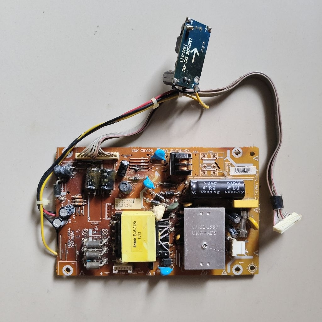 Promo  PSU Power Supply TV LCD LED TV Polytron 22 Inch tipe PLD22D900 cabutan Normal siap rakit norm