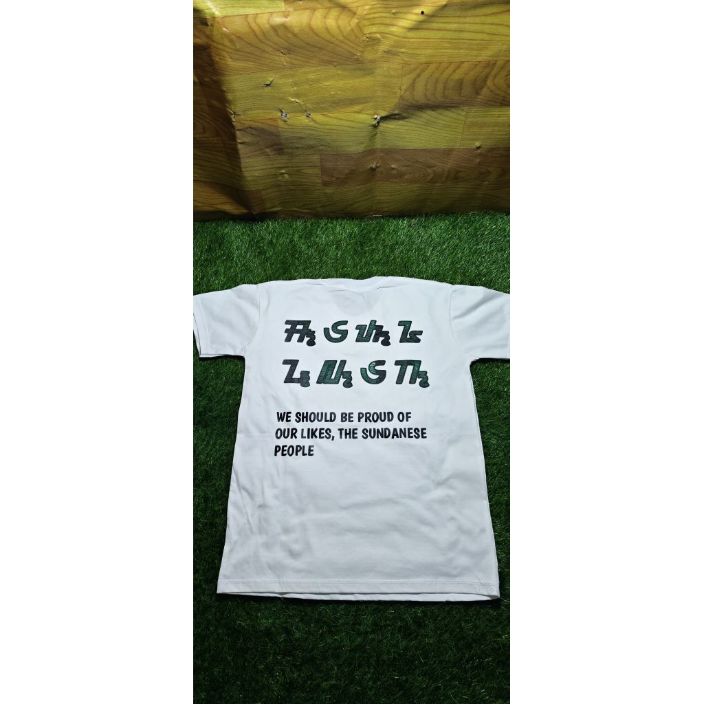 baju kaos/kaos pria wanita/kaos distro/kaos aksara sunda