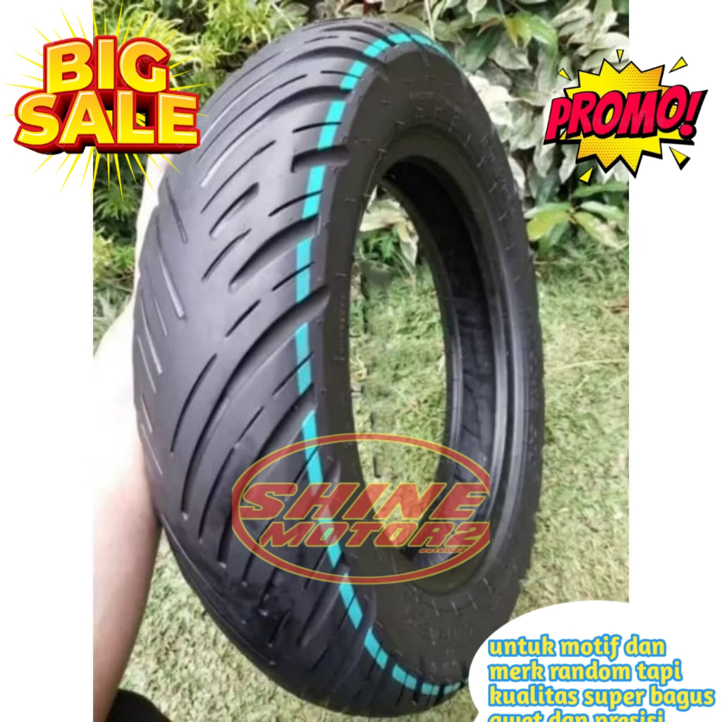 Sepasang Ban Metik FDR Tubeless Untuk Matic