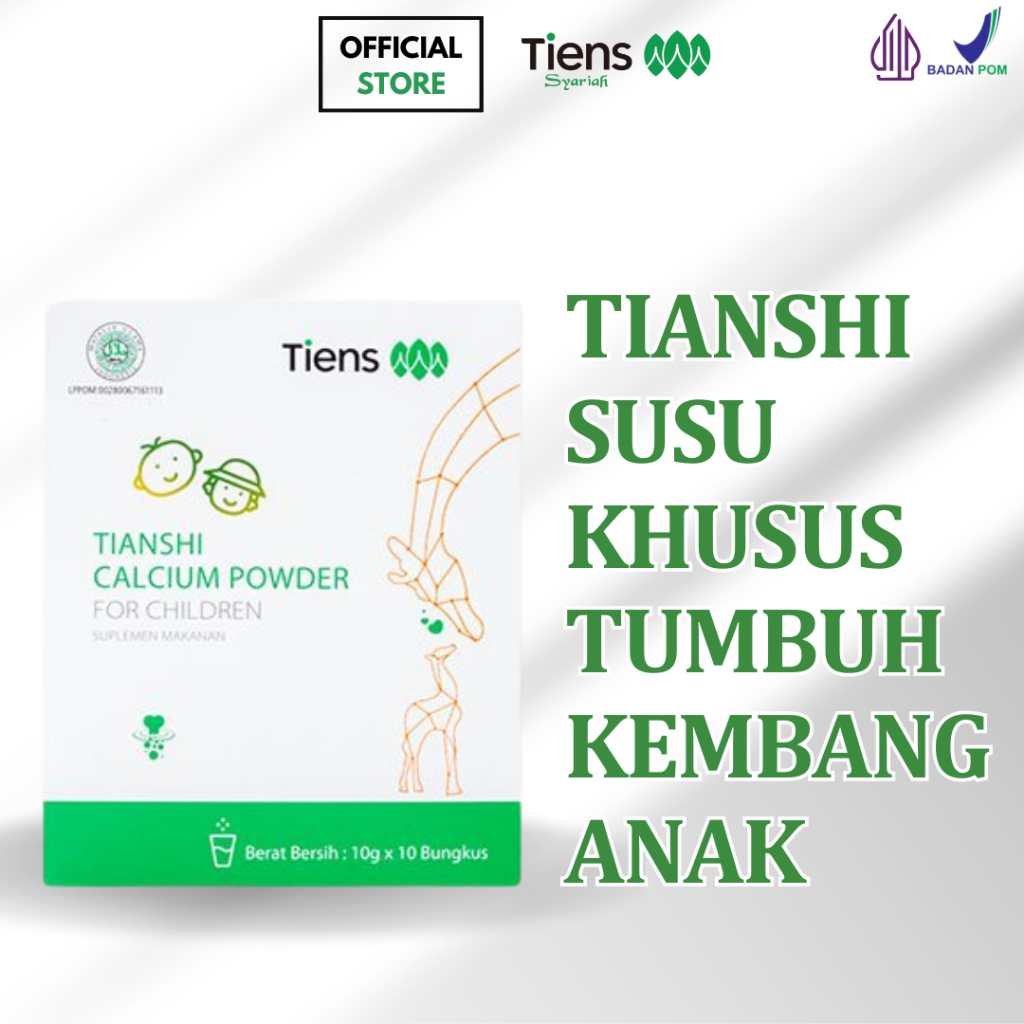 Nutrisi Anak Zinc Tiens Indonesia - Vitamin Penggemuk, Nafsu Makan, Speech Delay, Peninggi Badan