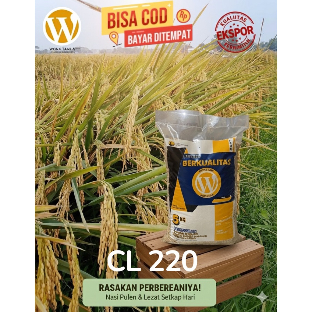 BENIH PADI UNGGUL CL 220 KEMASAN 5KG