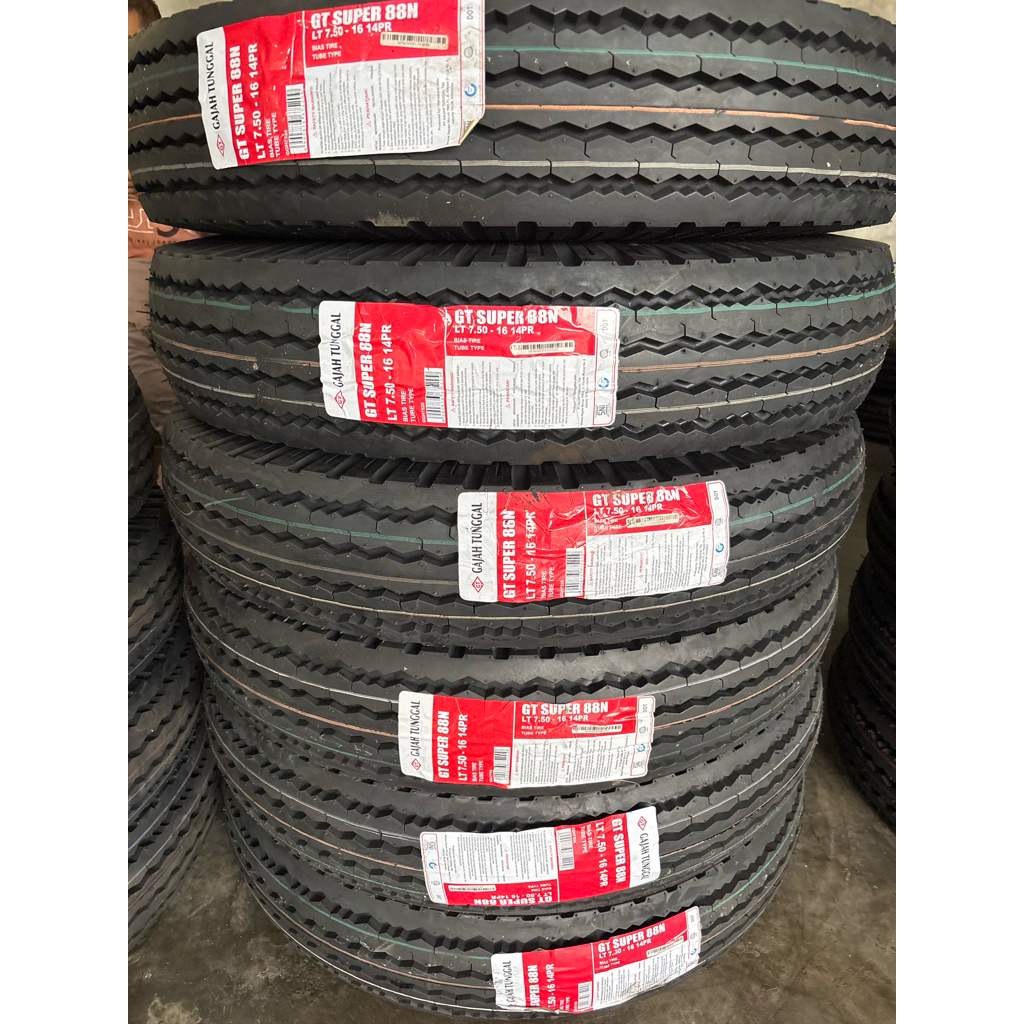 Ban Truck GAJAH TUNGGAL STANDARD 750 - 16 14PR SUPER 88N GT TRUCK DOUBLE