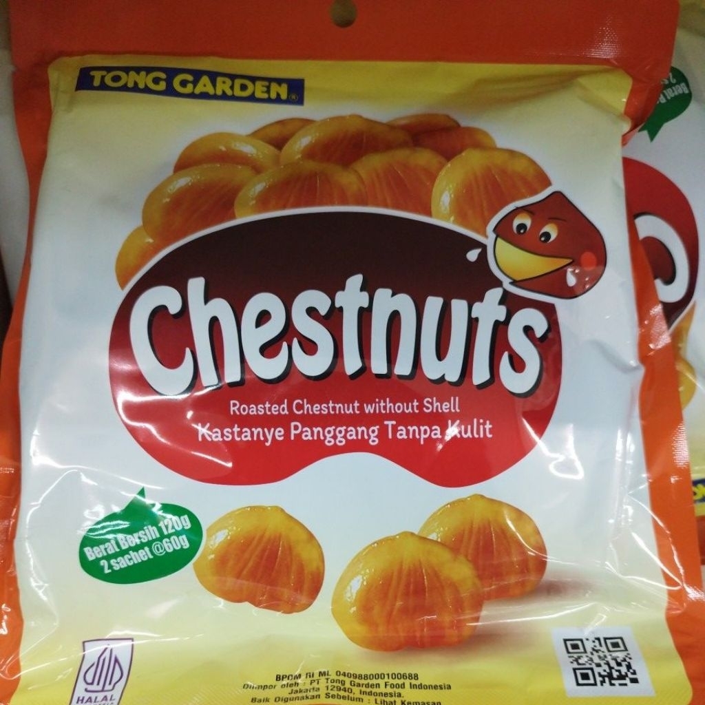 Snack Kacang Roasted Chestnuts 120Gram