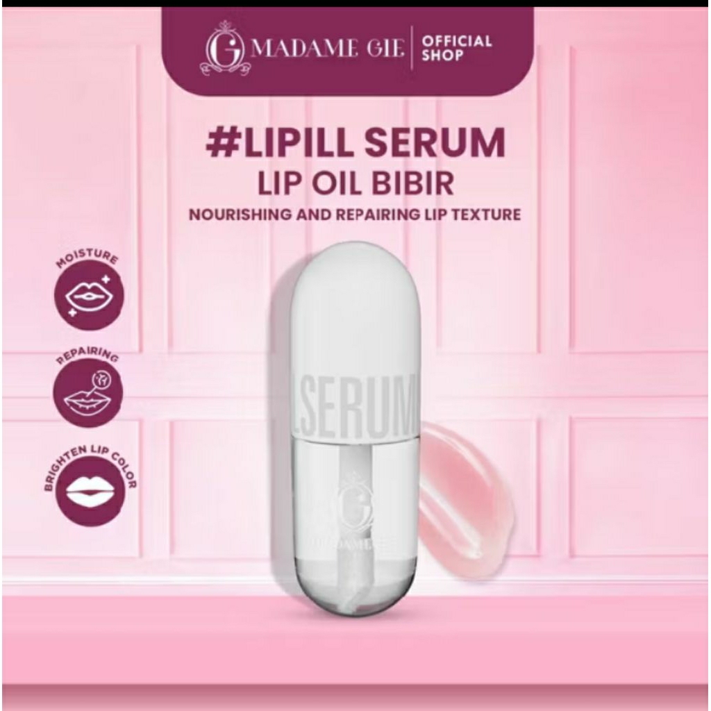BPOM - MADAME GIE LIP SERUM - LIP OIL BIBIR