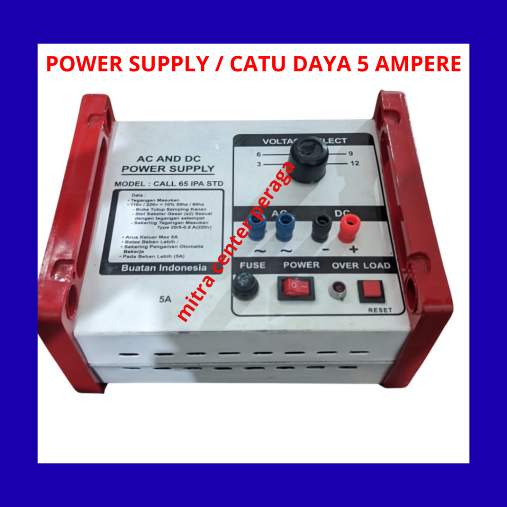 POWER SUPPLY/CATU DAYA  5A/AC DC 5 ampere