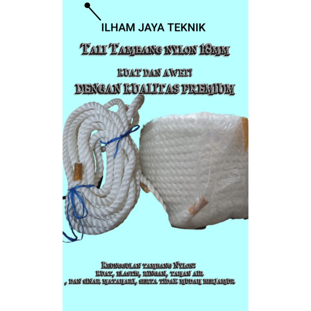 Tali Tambang nylon 18 mm