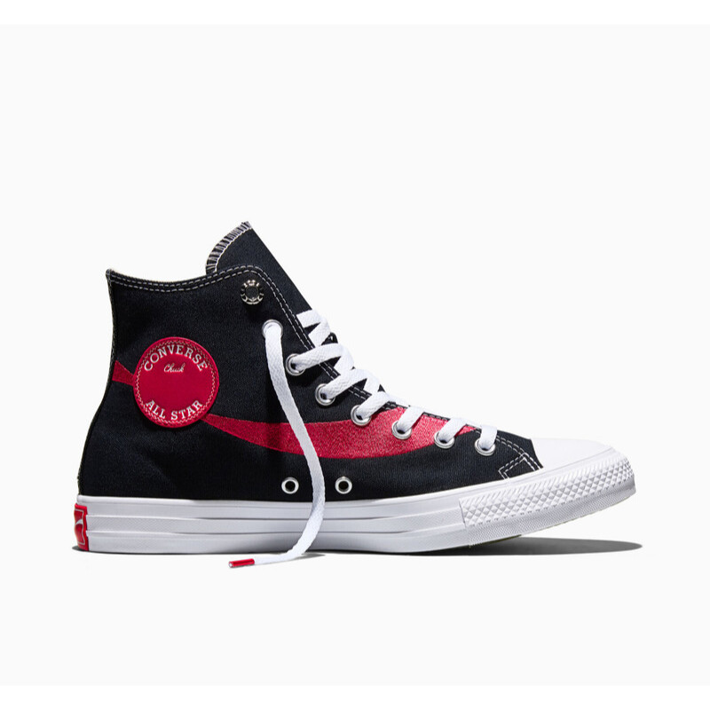 Sepatu Sneakers Unisex Converse x Coca-Cola CT AS Hi Black Racing Red White Original A18435C