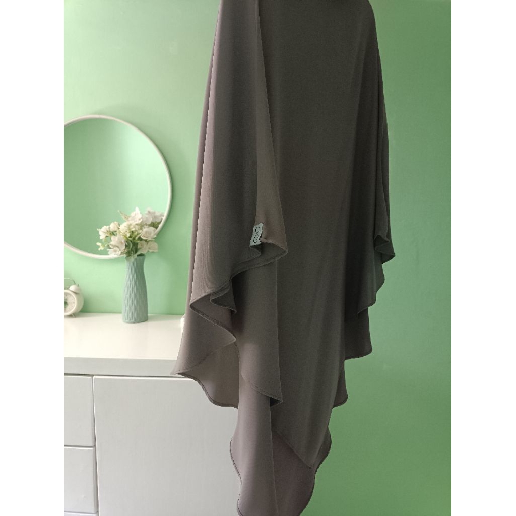 Khimar Nonpad basic & FK Short Lancip Full karet by. sofni