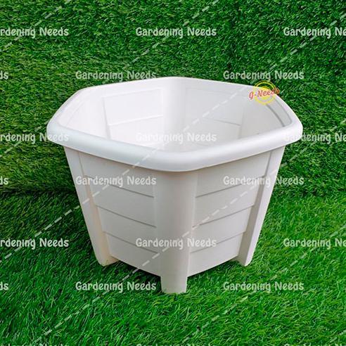 Pot Bunga/Tanaman Lucky Star Segi 6 Hexagon Camelia 5575