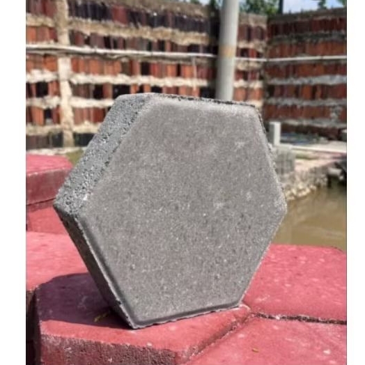 Paving block/conblock hexagon tebal 6-8cm press hidraulik K250/K300 Harga permeter