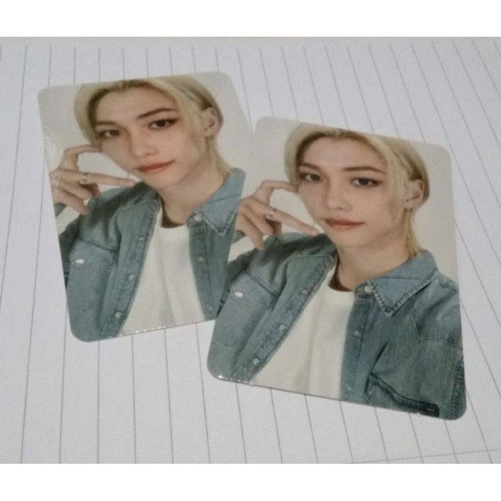 CLEARANCE SALE / Photocard Straykids Felix Denim Lucky Draw LD Noeasy Maxident 5-star Rock Star ATE 