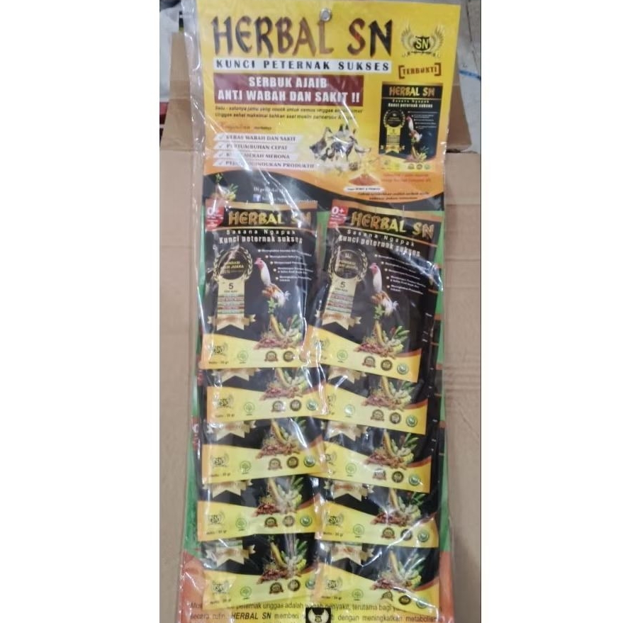 HERBAL SN 1RT jamu ayam alami untuk stamina