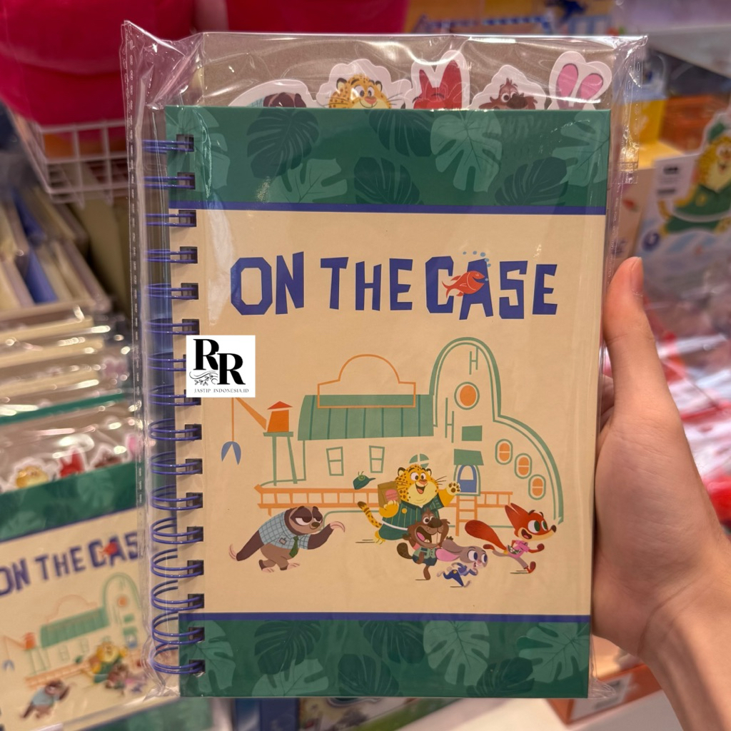 Miniso x Zootopia - Buku Tulis / Disney Zootopia 2 Collection A5 Movable Separating Pages Wire Bound