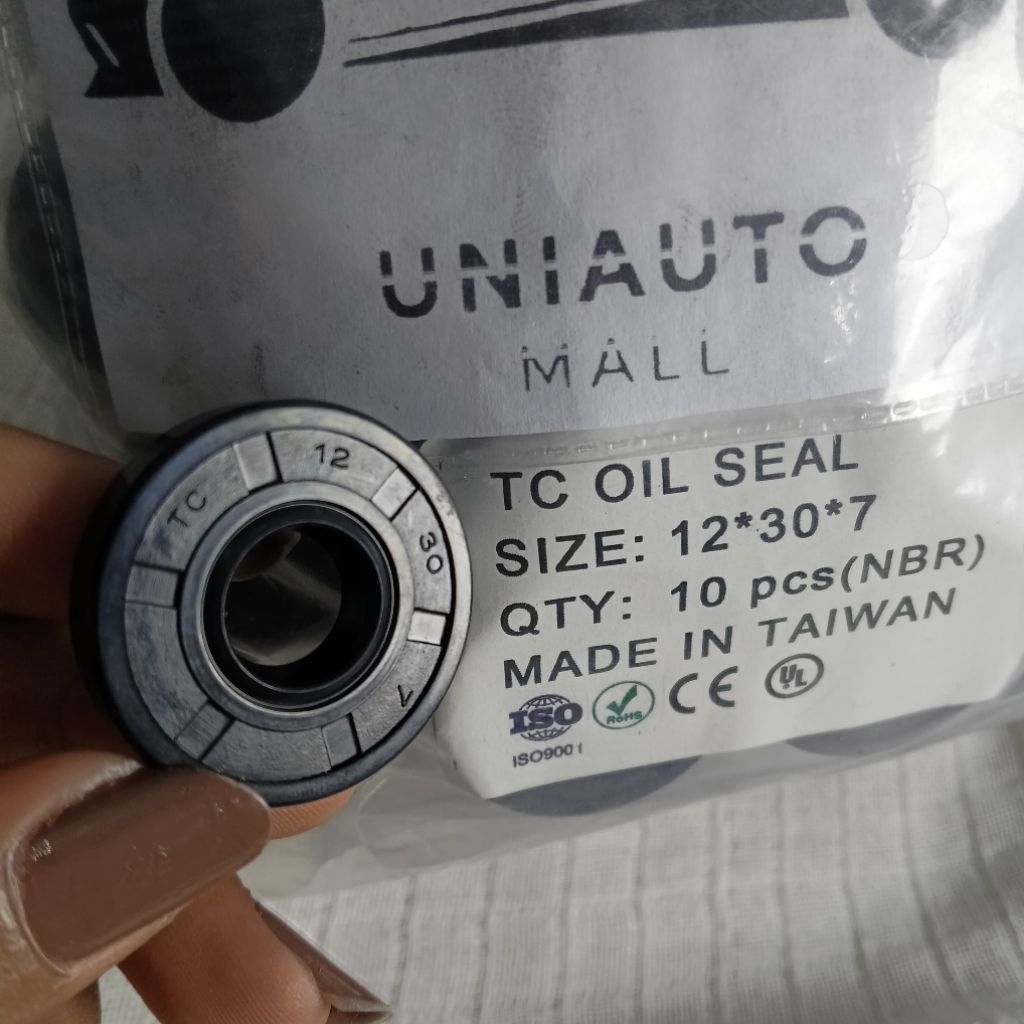 OIL SEAL TC 12 30 7 ORIGINAL 100% NBR 12x30x7