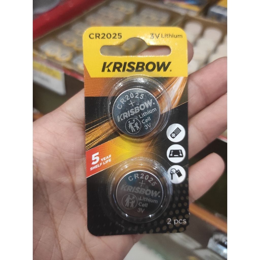 batterai CR2032 / CR2025 KRISBOW remot mobil